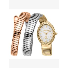 Just Cavalli Jc1l391m0065 Altın Rengi Metali Gri Rose Gold Çelik Kadın Kol Saati