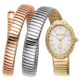 Just Cavalli Jc1l391m0065 Altın Rengi Metali Gri Rose Gold Çelik Kadın Kol Saati