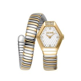 Just Cavalli Jc1l394m0055 Lunara Altın Rengi Metalik Gri Çelik Kadın Kol Saati