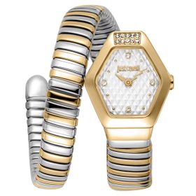 Just Cavalli Jc1l394m0055 Lunara Altın Rengi Metalik Gri Çelik Kadın Kol Saati