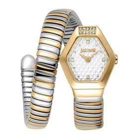 Just Cavalli Jc1l394m0055 Lunara Altın Rengi Metalik Gri Çelik Kadın Kol Saati