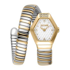 Just Cavalli Jc1l394m0055 Lunara Altın Rengi Metalik Gri Çelik Kadın Kol Saati