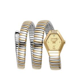 Just Cavalli Jc1l395m0055 Altın Rengi Metalik Gri Çelik Kadın Kol Saati