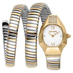 Just Cavalli Jc1l397m0065 Altın Rengi Metalik Gri Çelik Kadın Kol Saati