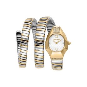 Just Cavalli Jc1l397m0065 Altın Rengi Metalik Gri Çelik Kadın Kol Saati
