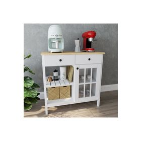 Just Home 90 cm Beyaz Çok Amaçlı Kahve Büfesi