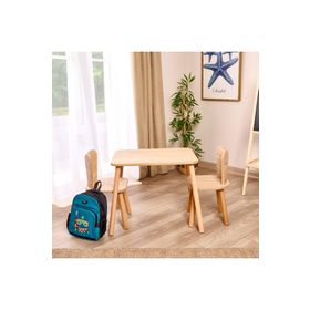 Just Home Montessori Ebru 60x45x50 cm 2 Sandalye 1 Masalı Çocuk Çalışma Masası Takımı