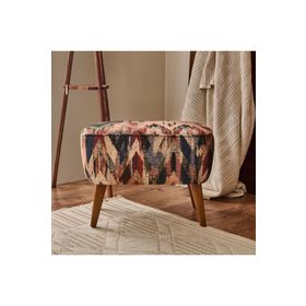 Just Home Renkli 45x41x60 cm Retro Puf