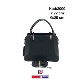 Just Polo 2000 Siyah Renk Kadın Omuz Ve El Çantası
