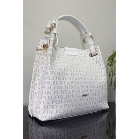 Just Polo 2180-GD Beyaz Kadın Omuz Çantası