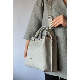 Just Polo 2180-GD G Gümüş Siyah Kadın Omuz Çantası