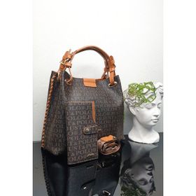Just Polo 2180-GD Kahve Fas Kadın Omuz Çantası