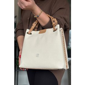 Just Polo 4031-GD Krem Kadın Omuz Çantası