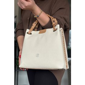 Just Polo 4031-GD Krem Kadın Omuz Çantası