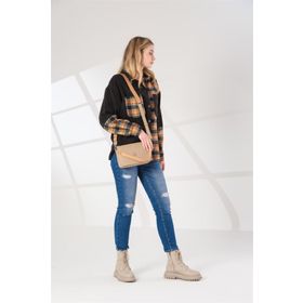 Just Polo 4036-00 Gofraj Kadın Omuz Çantası