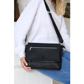 Just Polo JP-4032-00 Siyah Kadın Omuz Çantası