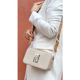Just Polo JP2057 Krem Kadın Omuz Çantası