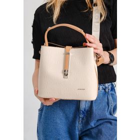 Just Polo JPM4002 Krem Taba Kadın Omuz Çantası