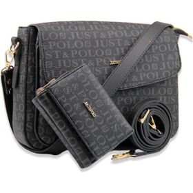 Just Polo MDS2186-1002 Siyah Kadın Omuz Çantası