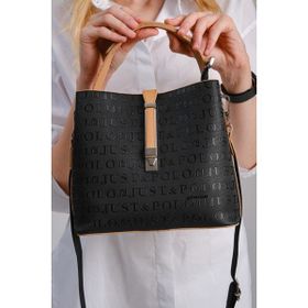 Just Polo MDS4002 Siyah Taba Kadın Omuz Çantası
