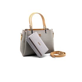 Just Polo MDS4018-1003 Gri Kadın Omuz Çantası