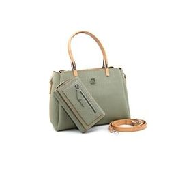 Just Polo MDS4018-1006 Yeşil Kadın Omuz Çantası Cüzdan Kombini