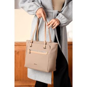 Just Polo PBU2170 Vizon Kadın Omuz Çantası
