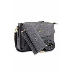 Just Polo PBU2186-1003 Siyah Kadın Omuz Çantası