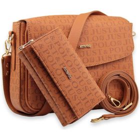 Just Polo PBU2186-1003 Taba Kadın Omuz Çantası