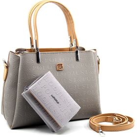 Just Polo PBU4018 Gri Kadın Omuz Çantası
