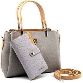 Just Polo PBU4018 Gri Kadın Omuz Çantası