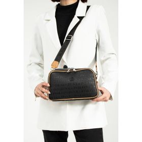Just Polo SQ-4023 Siyah Taba Kadın Omuz Çantası