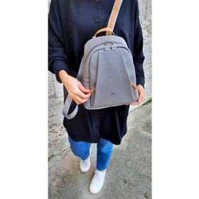 Just Polo TM1019-5 Gri Kadın Sırt Çantası