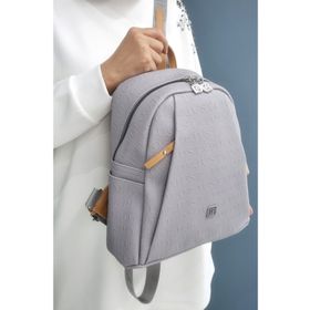 Just Polo TM1019-5 Gri Kadın Sırt Çantası