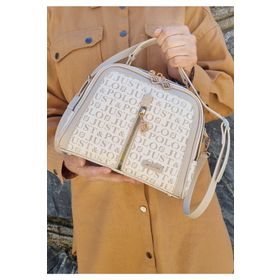 Just Polo TM1137 Krem Kadın Omuz Çantası