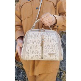 Just Polo TM1137 Krem Kadın Omuz Çantası