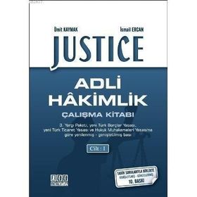 JUSTICE ADLI HAKIMLIK ÇALIŞMA KİTABI (2 CILT) - İSMAİL ERCAN;ÜMİT KAYMAK