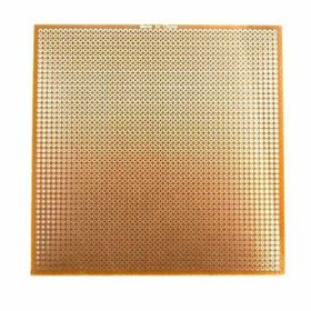 Juta 12x13 cm Sık Delikli Bakır Plaket