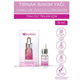Juvenis 10 ml E Vitamini İçeren Güçlendirici ve Nemlendirici Spa Etkili Tırnak Bakım Yağı
