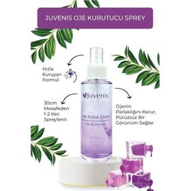 Juvenis 100 ml E Vitaminli Yağ ve İz Bırakmayan Oje Kurutucu Sprey
