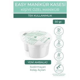 Juvenis 50 ml Tek Kullanımlık Kremli Manikür Kasesi