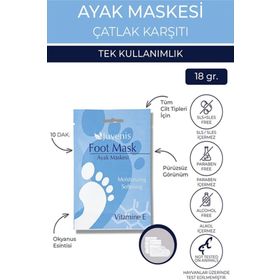 Juvenis E Vitaminli Pürüzsüzleştiren Nemlendirici ve Çatlak Karşıtı Çorap Tipi Ayak Maskesi