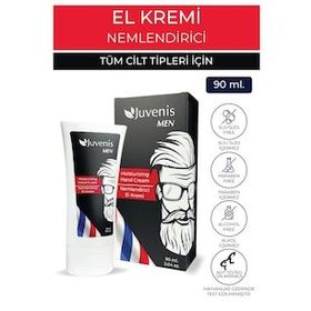 Juvenis Onarıcı Nemlendirici El Bakım Kremi Cilt Yatıştırıcı Allantoin ve E Vitaminli 90 ml Erkek El Kremi