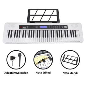 Jwin CTK-3000 61 Tuşlu Tuş Hassasiyetli Beyaz Org