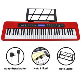 Jwin Ctk-3000Rd 61 5 Oktav Tuş Hassasiyetli Org