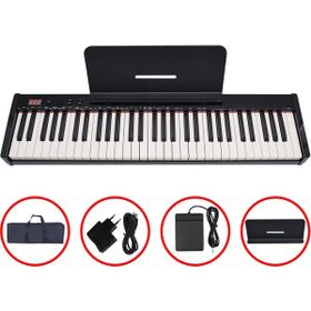 Jwin JTK-6103B Şarjlı Tuş Hassasiyetli 61 Tuşlu Org + Çanta + Pedal ve Adaptör