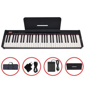 Jwin JTK-6103B Şarjlı Tuş Hassasiyetli 61 Tuşlu Org + Çanta + Pedal ve Adaptör