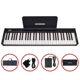 Jwin JTK-6103B Şarjlı Tuş Hassasiyetli 61 Tuşlu Org + Çanta + Pedal ve Adaptör