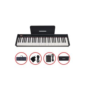 Jwin JTK-6103B Şarjlı Tuş Hassasiyetli 61 Tuşlu Org + Çanta + Pedal ve Adaptör