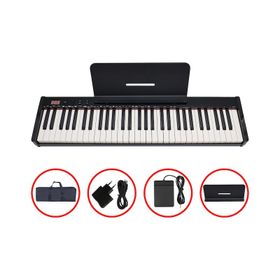 Jwin JTK-6103B Şarjlı Tuş Hassasiyetli 61 Tuşlu Org + Çanta + Pedal ve Adaptör